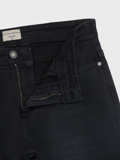 DENIM DARK SLIM NEGRO