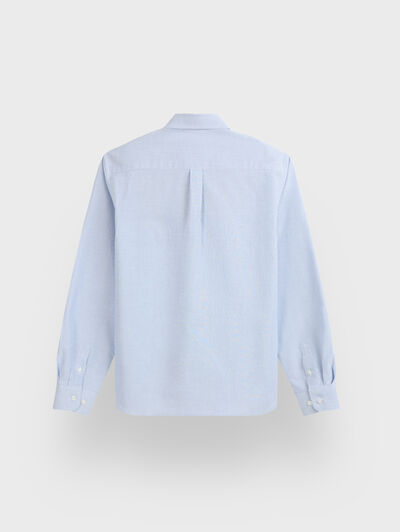 CAMISA OXFORD MIL RAYAS KIDS AZUL