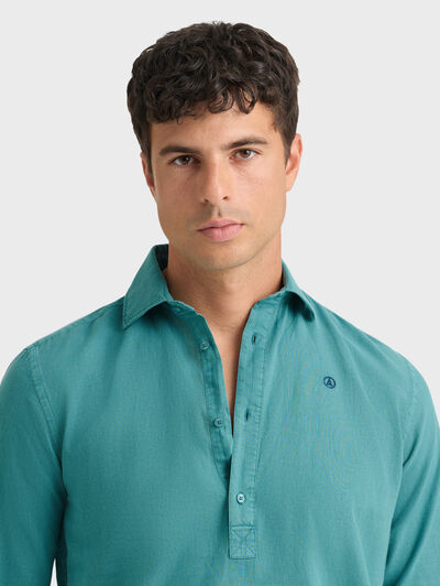 POLERA LINO GD AZUL