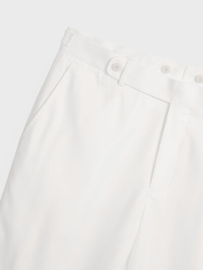 PANTALON CAPO TWILL BLANCO