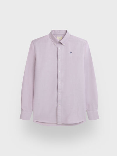 CAMISA OXFORD SOLID ROSA