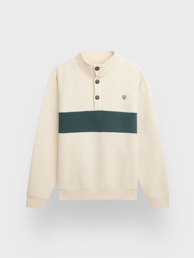 SUDADERA PART BEIGE