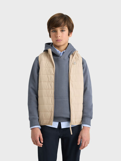 CHALECO VITO KIDS BEIGE