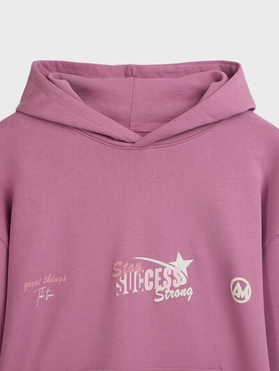 SUDADERA STRONG ROSA
