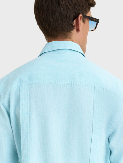 CUBANA LINO CHAMBRAY AZUL