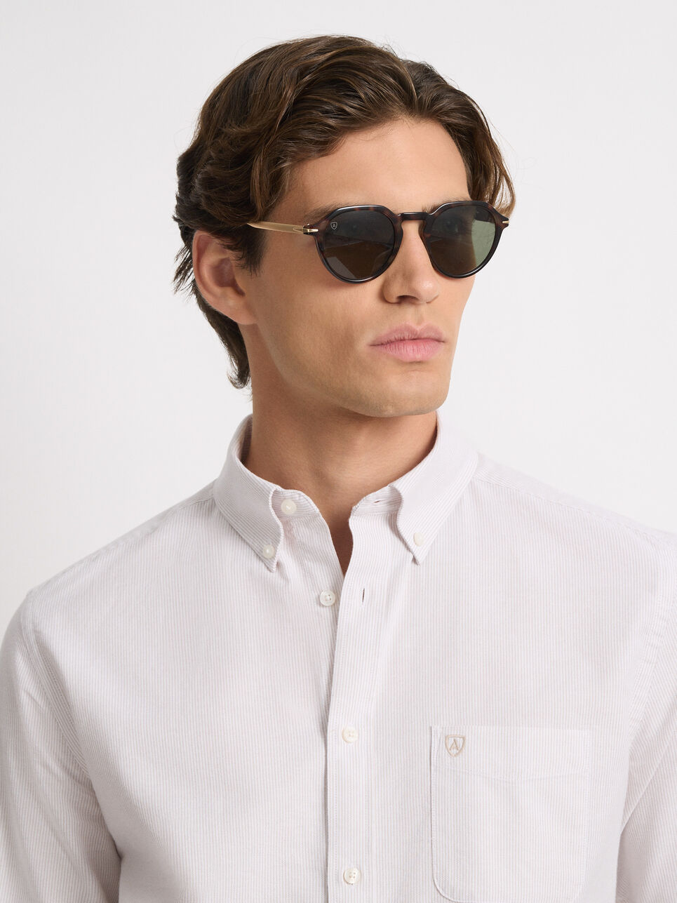 CAMISA MIL RAYAS POCKET
