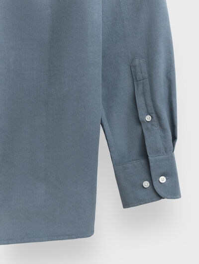 CAMISA MICROPANA AZUL