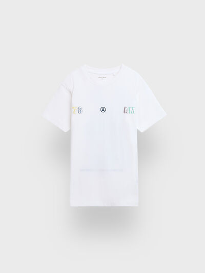CAMISETA LETTERS KIDS BLANCO