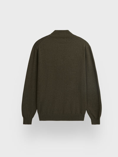 JERSEY BUTTON COLLAR