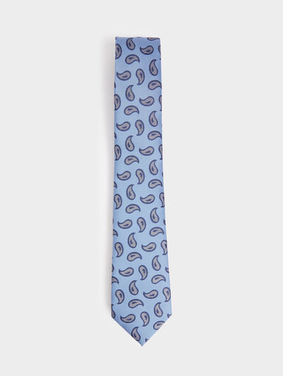 CORBATA JACQUARD MF AZUL