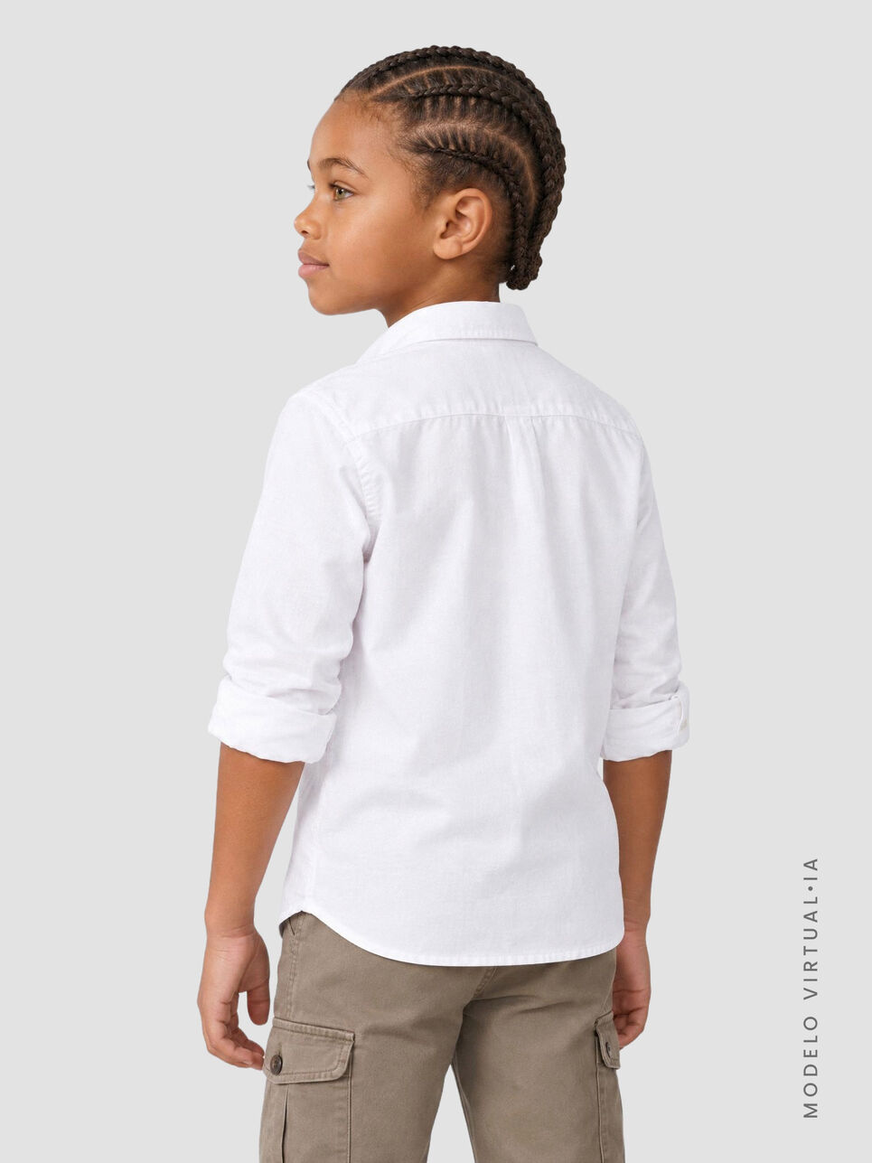 CAMISA OXFORD SOLID KIDS