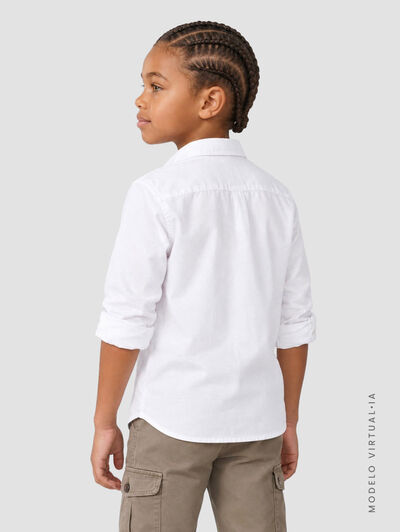 CAMISA OXFORD SOLID KIDS