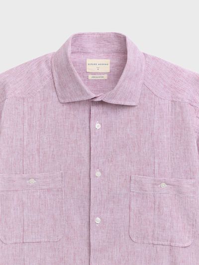 CUBANA LINO MIL RAYAS BURDEOS