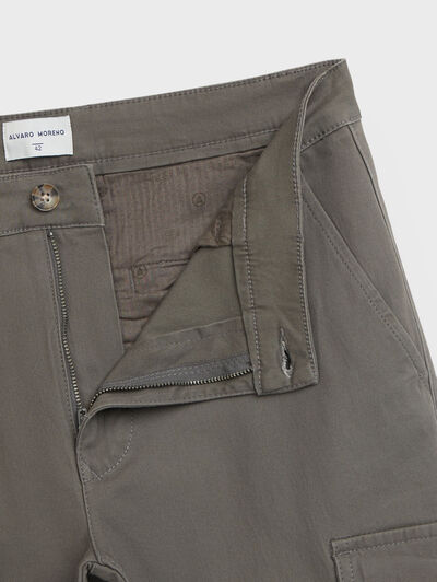 PANTALON CARGO ELVIS VERDE