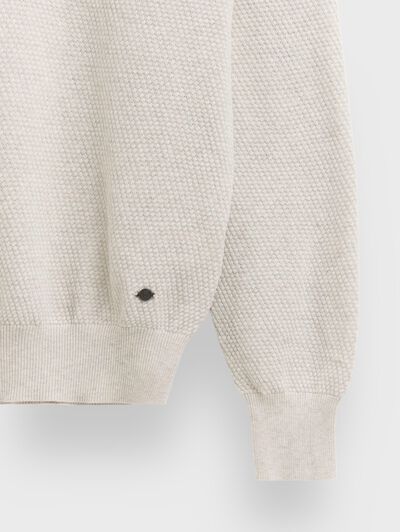 JERSEY CREMALLERA CRUDO