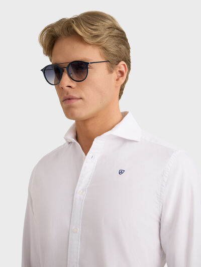 CAMISA OXFORD DYE TIE COLLAR BLANCO