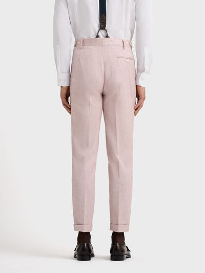 PANTALON CAPO ESTRUCTURA ROSA