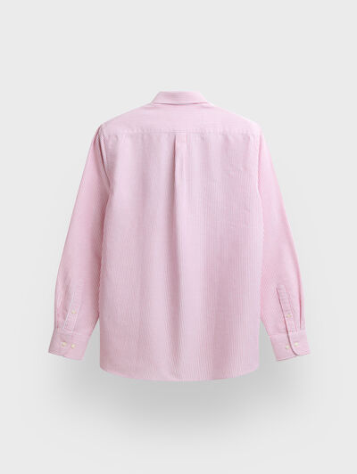 CAMISA OXFORD STRIPES ROJO