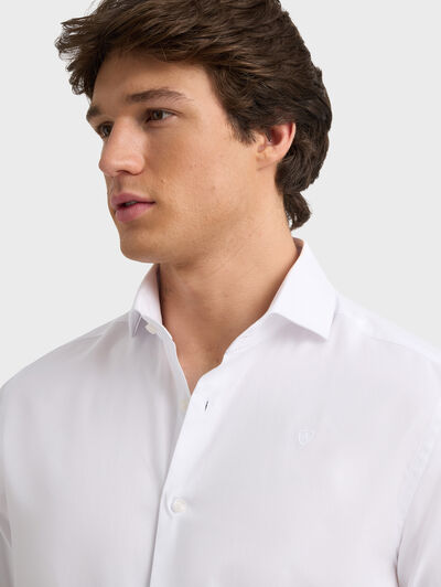 CAMISA VESTIR PANAMA BLANCO