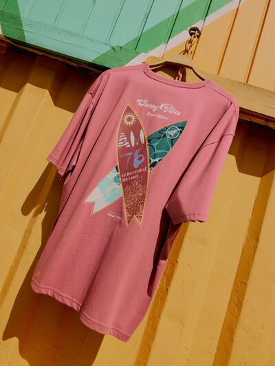 CAMISETA VIBES BURDEOS