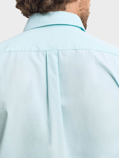 CAMISA POPELIN VERDE AGUA