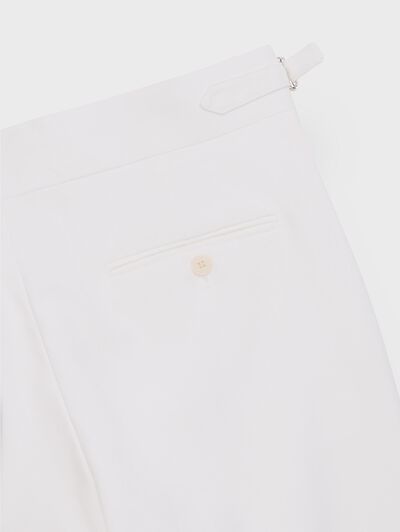 PANTALON MONACO FIL A FIL BLANCO