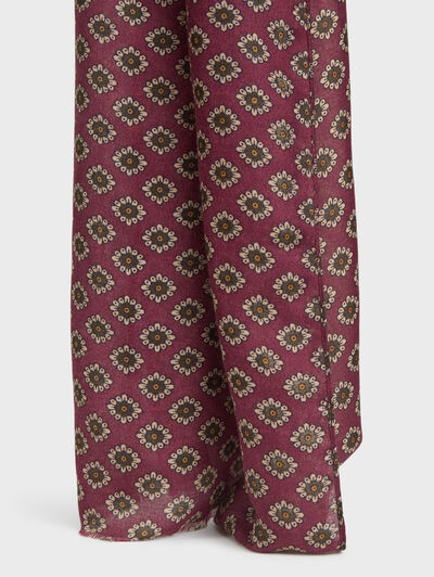 FOULARD PRINT BURDEOS
