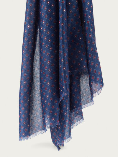 FOULARD PRINT AZUL