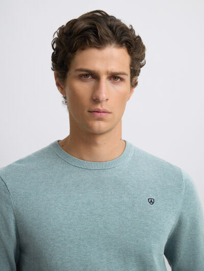 JERSEY ROUND NECK TRENDY AZUL