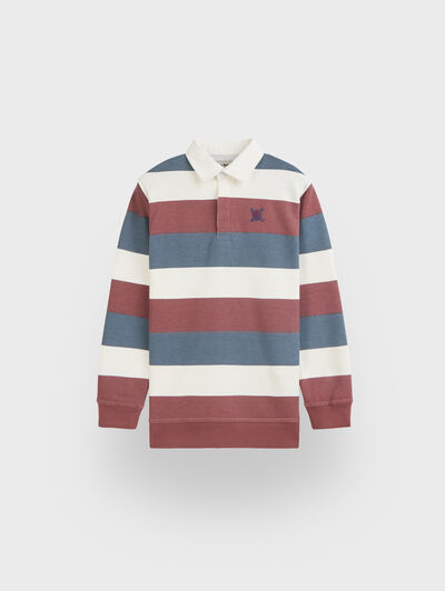 SUDADERA POLO BLADE KIDS BURDEOS