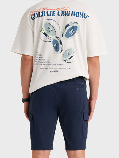 BERMUDA CARGO PUNTO AZUL MARINO