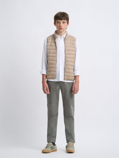 CHALECO NIRO KIDS BEIGE