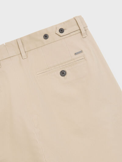 PANTALON CARROT BEIGE
