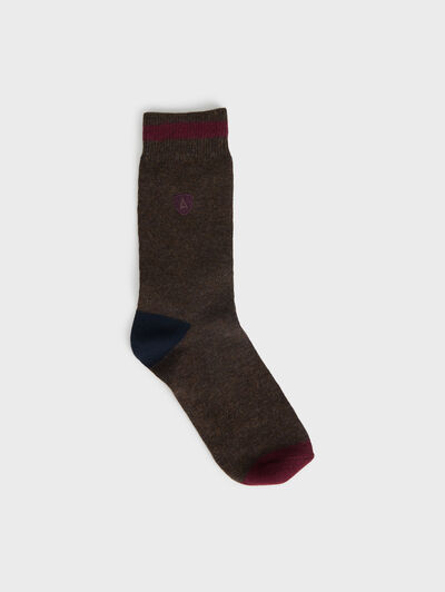 CALCETINES SET ALPINO KIDS MARR&Oacute;N