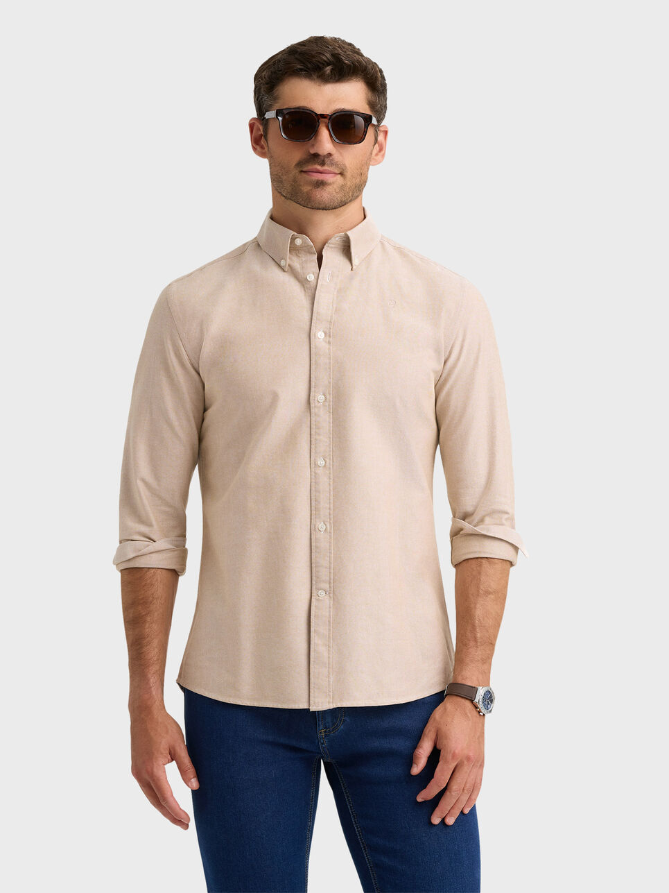 CAMISA OXFORD SOLID