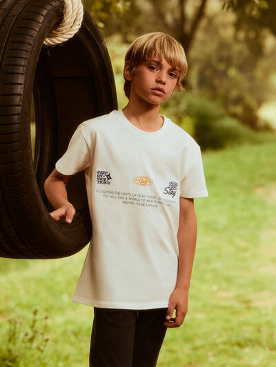 CAMISETA POTENTIAL KIDS BLANCO
