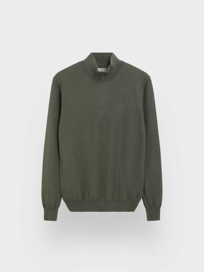 JERSEY CREMALLERA VERDE