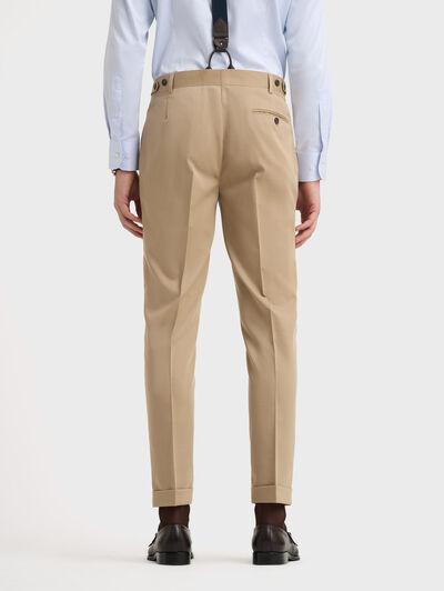 PANTALON NAPOLI ROYAL TWILL CAMEL