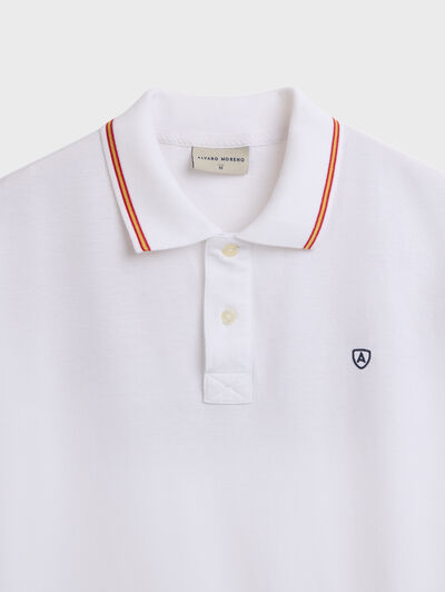 POLO FLAG BLANCO