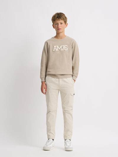 SUDADERA OFFICIAL KIDS CAMEL