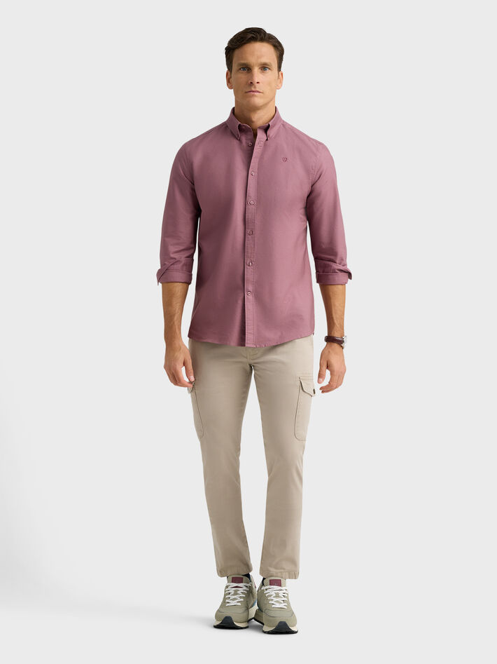 CAMISA OXFORD DARK ROSA