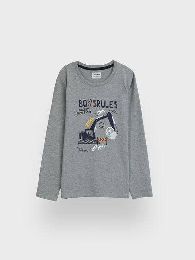 PIJAMA ZONE KIDS GRIS