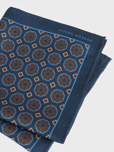 PA&Ntilde;UELO PRINTED AZUL MARINO