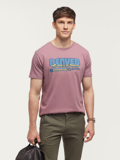 CAMISETA DENVER BURDEOS