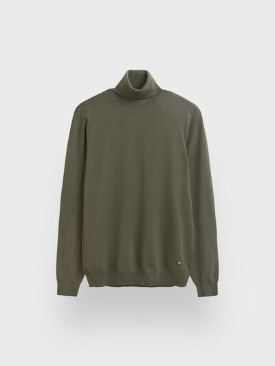 JERSEY CUELLO VUELTO VERDE