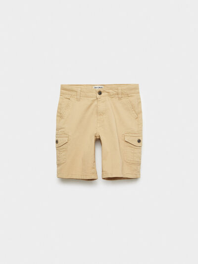 BERMUDA CARGO KIDS CAMEL
