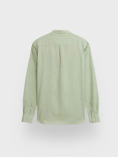 CAMISA LINO MAO VERDE