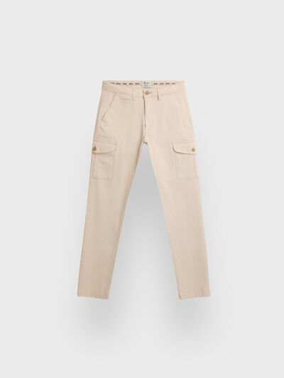 PANTALON BUFALO KIDS BEIGE