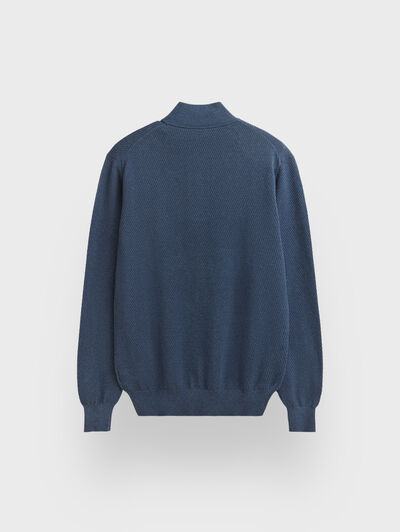 JERSEY CREMALLERA AZUL