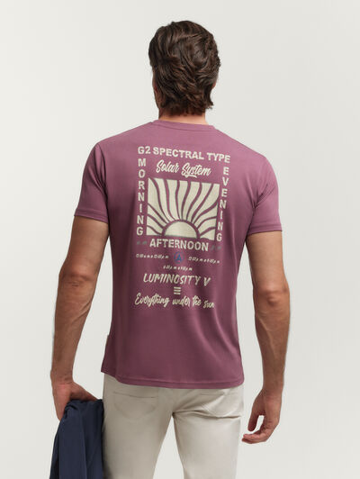 CAMISETA SOLAR BURDEOS